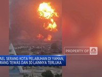 Video: Israel Serang Kota Pelabuhan di Yaman, 4 Orang Tewas