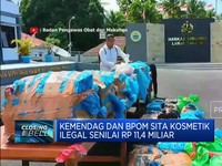 Video: Kemendag dan BPOM Sita Kosmetik Ilegal Senilai Rp 11,4 Miliar