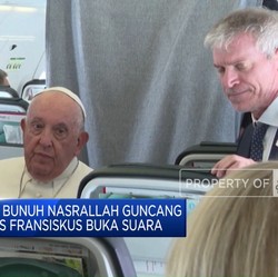 Video: Aksi Israel Bunuh Nasrallah, Paus Fransiskus Buka Suara