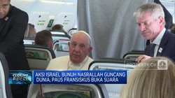 Video: Aksi Israel Bunuh Nasrallah, Paus Fransiskus Buka Suara