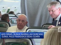 Video: Aksi Israel Bunuh Nasrallah, Paus Fransiskus Buka Suara