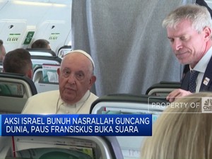 Video: Aksi Israel Bunuh Nasrallah, Paus Fransiskus Buka Suara