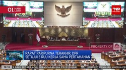 Video: DPR Setujui 5 RUU Kerja Sama Pertahanan di Rapat Paripurna