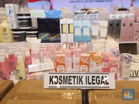 Satgas Impor Ilegal Amankan Kosmetik China-Malaysia, Ini Penampakannya