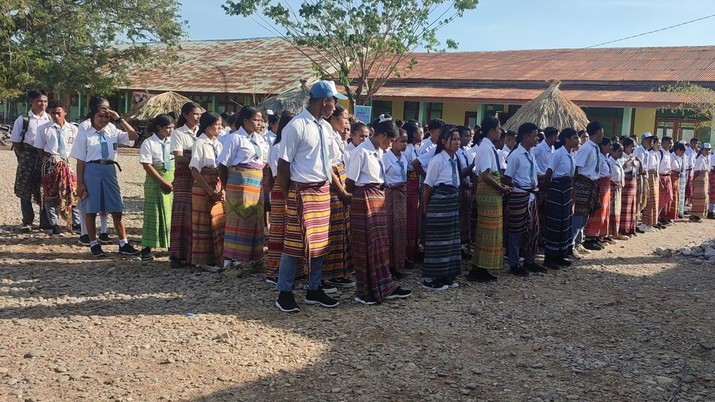 Murid SMAN 1 Amfoang Timur Kupang