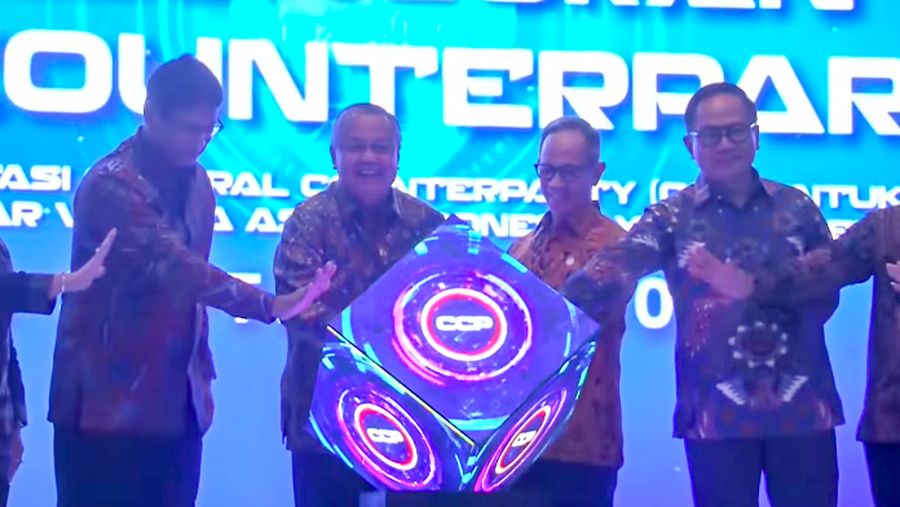 Peluncuran Central Counterparty (CCP) pada Senin (30/9/2024). (Tangkapan Layar Youtube Bank Indonesia)