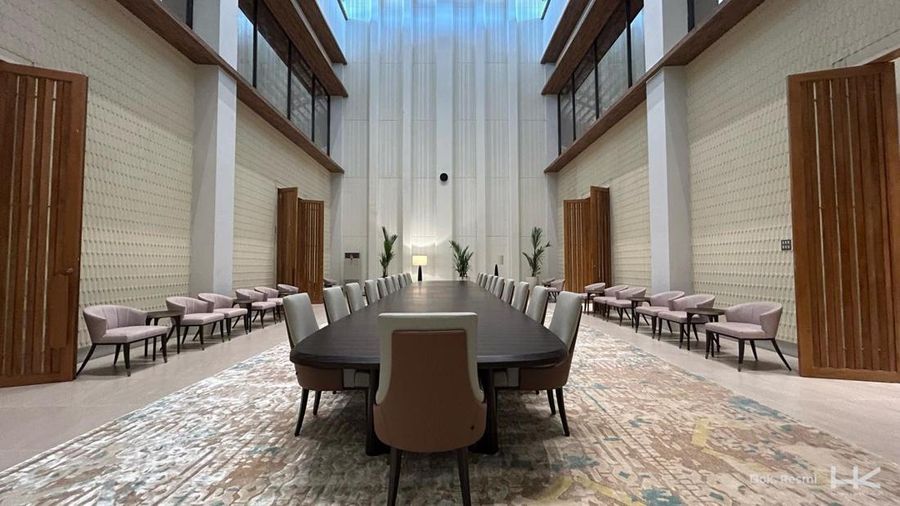 Penampakan gedung Bandara Nusantara di IKN beserta interiornya. (Dok. Hutama Karya)