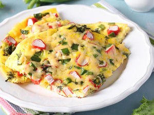 Resep Omelet Crab Stick yang Prakts Dibuat Untuk Bekal
