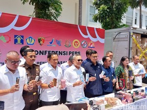 Satgas Temukan 415 Ribu Kosmetik Ilegal Rp 11,45 M, Terbanyak dari China-Thailand