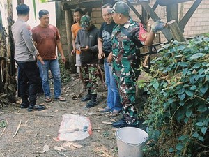 Geger Temuan Mortir Diduga Masih Aktif di Lereng Gunung Kelud Kediri