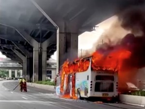 Sopir Bus Sekolah Terbakar di Thailand Sempat Kabur gegara Panik