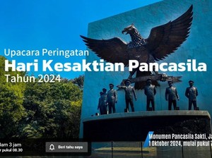 Link Live Streaming Upacara Hari Kesaktian Pancasila 2024