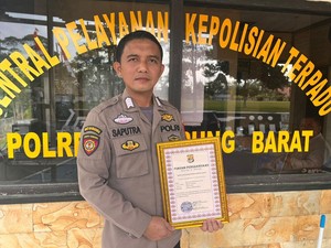 Kapolri Beri Tiket Sekolah Inspektur ke Polisi yang Tangkap Maling Bersenpi