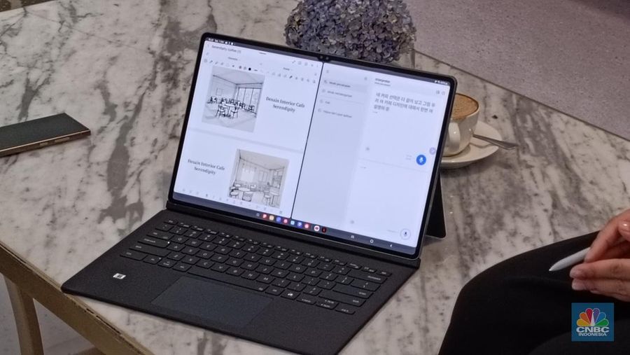 Samsung Galaxy Tab S10 rilis. (CNBC Indonesia/Novina)