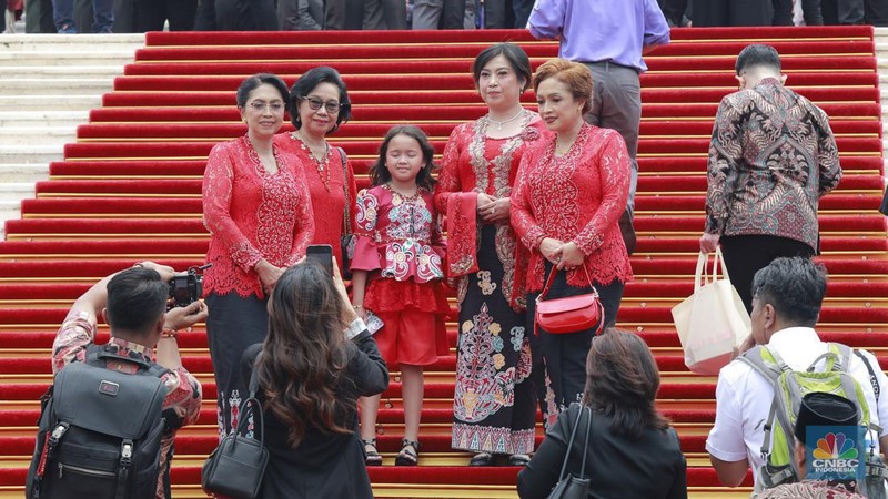 Suaana usai Sidang Pengucapan Sumpah Janji di gedung DPR/MPR RI, Jakarta, Selasa (1/10/2024). (CNBC Indonesia/Muhammad Sabki)