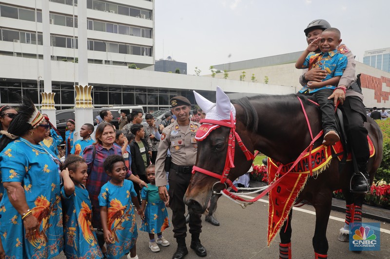 Suaana usai Sidang Pengucapan Sumpah Janji di gedung DPR/MPR RI, Jakarta, Selasa (1/10/2024). (CNBC Indonesia/Muhammad Sabki)