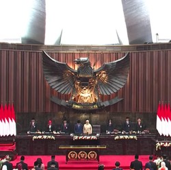 Jokowi & Prabowo Hadiri Pelantikan Anggota DPR/DPD/MPR 2024-2029