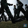 Gagah! Penampakan Persiapan Prajurit hingga Alustista Jelang HUT TNI