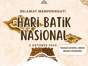 25 Twibbon Hari Batik Nasional untuk Memperkuat Identitas Budaya