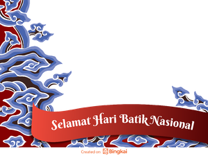 10 Twibbon Hari Batik Nasional 2024, Yuk Pasang di Sosial Media Kamu