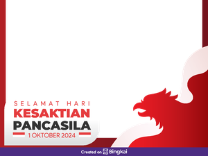 10 Twibbon Hari Kesaktian Pancasila 2024 Menarik dan Gratis, Yuk Unggah!
