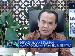 Video:Alasan Pemerintah Tak "Cemas" Indonesia Deflasi 5 Bulan Beruntun