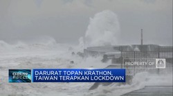 Video: Darurat Topan Krathon, Taiwan Terapkan Lockdown