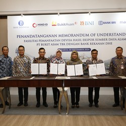 Sinergi PTBA dan 3 Bank Himbara untuk Fasilitas Pemanfaatan DHE SDA