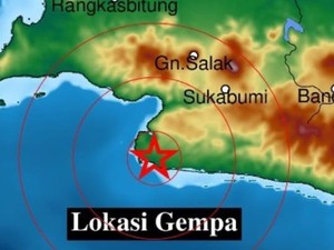 Gempa Sukabumi M 4,5 Dipicu Aktivitas Sesar, Getaran Terasa hingga Banten