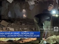 Video: Serangan Balas Dendam, Iran Bombardir Israel Dengan 200 Rudal