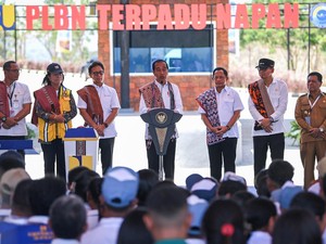 Jokowi Resmikan 7 Pos Lintas Batas Negara Senilai Rp 1,3 T