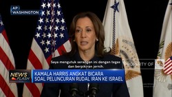Video: Harris & Trump Angkat Bicara Soal Serangan Rudal Iran ke Israel