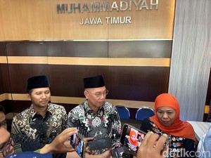 Silaturahmi ke Muhammadiyah Jatim, Khofifah-Emil Bahas Ini