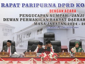 Pimpinan Definitif DPRD Surabaya Masih Menunggu Rekomendasi PDIP