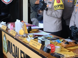 Polisi Bongkar Pabrik Sinte di Indekos Majalengka