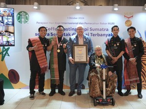 Biji Kopi Sumatera Pecahkan Rekor MURI dalam Coffee Tasting Serentak