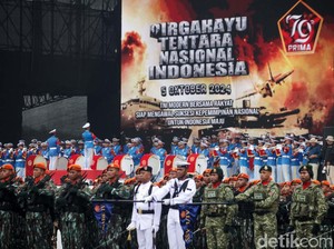 Rangkaian Acara Puncak Peringatan HUT ke-79 TNI 2024 di Monas