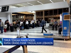 Video: Timur Tengah Makin Ngeri, Ramai Orang Panik Tinggalkan Lebanon