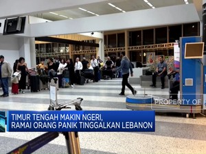 Video: Timur Tengah Makin Ngeri, Ramai Orang Panik Tinggalkan Lebanon