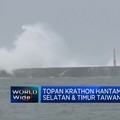 Video:Diterjang Topan, Taiwan Shuts Down Hingga Evakuasi 10 Ribu Orang