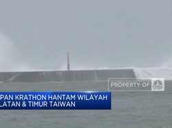 Video:Diterjang Topan, Taiwan Shuts Down Hingga Evakuasi 10 Ribu Orang