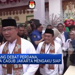 Video: Jelang Debat Perdana, 3 Cagub Jakarta Siap Adu Gagasan