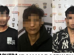 3 Begal Bersajam di Medan Ditangkap Saat Hendak Beraksi, Celurit-Pisau Disita