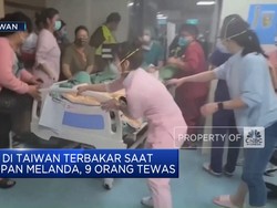 Video: RS Taiwan Terbakar Saat Topan Melanda, 9 Orang Tewas