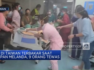 Video: RS Taiwan Terbakar Saat Topan Melanda, 9 Orang Tewas