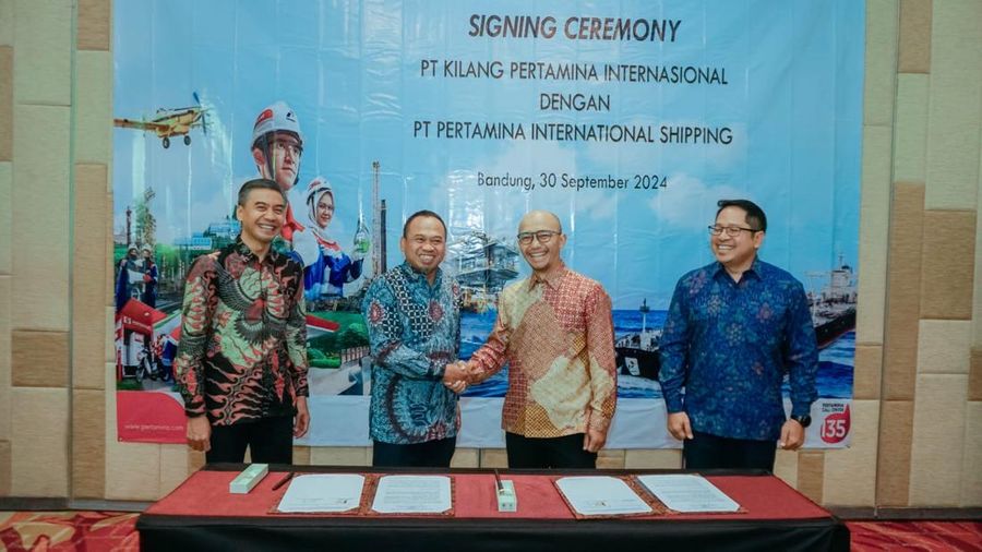 Signing Ceremony Pertamina International Shipping dan Kilang Pertamina Internasional