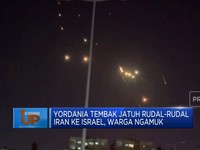 Video: Yordania Tembak Jatuh Rudal Iran ke Israel, Warga Ngamuk