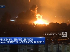 Video: Israel Serang Lebanon, Ledakan Besar Terjadi di Bandara Beirut