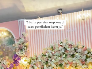 Pernikahan Viral, Pemain Musik Saxophone Tak Datang Malah Diganti Seruling
