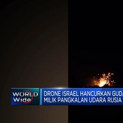 Video: Drone Israel Hancurkan Gudang Senjata Pangkalan Udara Rusia